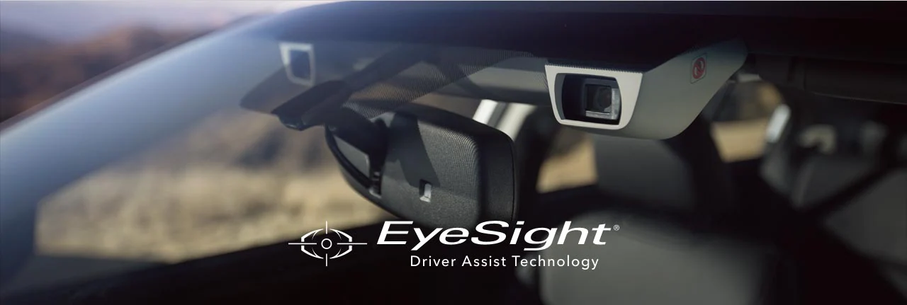Close-up view of EyeSight® Driver Assist Technology.